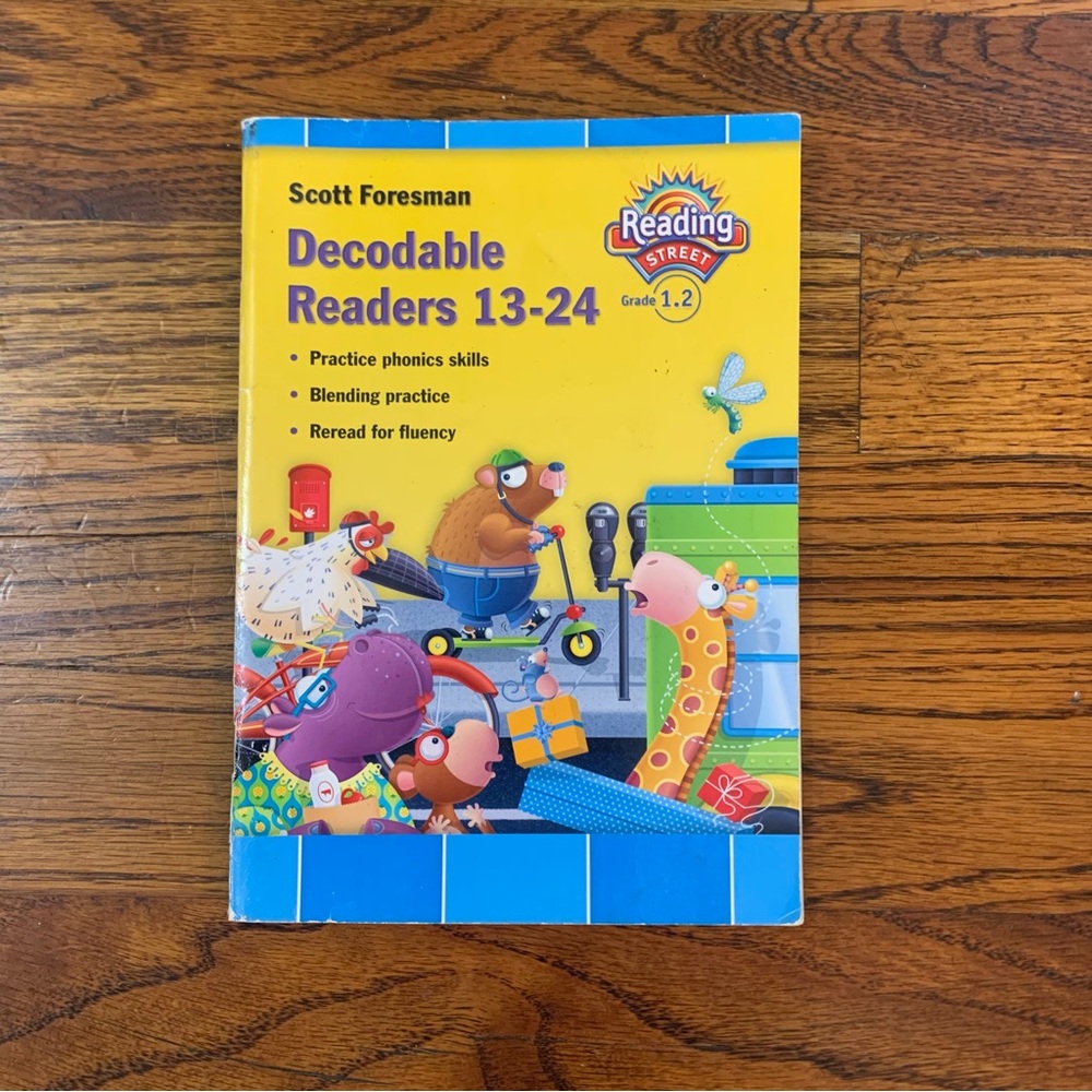 Decodable Readers 13 - 24
Reading Street Grade 1.2
Resource Focus Phonics Letter
